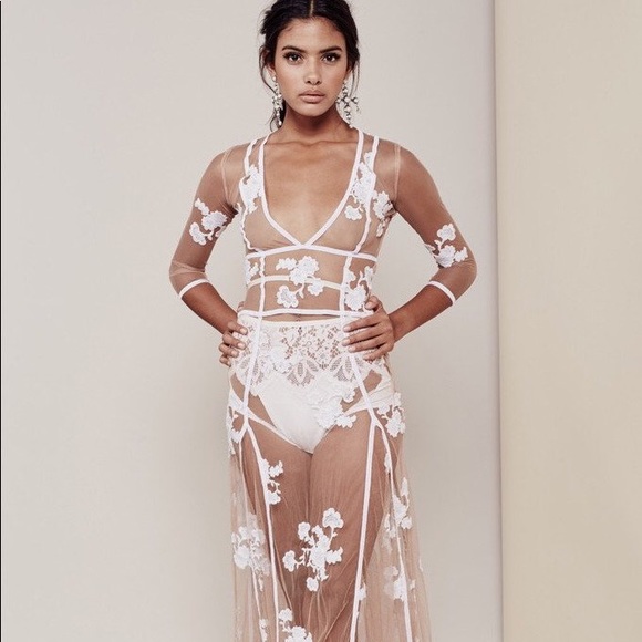 for love and lemons sheer maxi dress